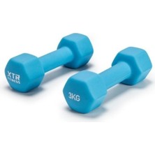 PremiumPort Neopren Dambıl Seti 2'li 3 Kg, Sağlam ve Hafif Fitness Aleti