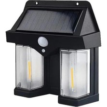 Twin Store Fithome OR-228 Hareket Sensörlü Su Geçirmez Solar Bahçe Aydınlatma Duvar Lambası