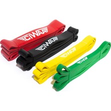 PremiumPort Çoklu Direnç Lastikleri Seti, Güç ve Esneklik Antrenmanı Için