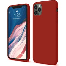 Pazarcan Iphone 11 Kılıf First Silikon - Bordo