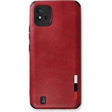 Pazarcan C11 2021 Kılıf Loop Deri Silikon - Kırmızı