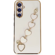 Pazarcan Galaxy A54 5g Kılıf Esila Silikon - Beyaz