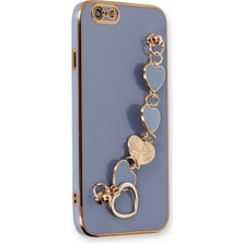 Pazarcan Iphone 6 Kılıf Esila Silikon - Gri