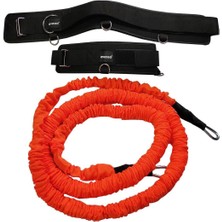 PremiumPort Çift Kişi Bel Bağlamalı Antrenman Lastiği Seti, Güç ve Esneklik Için