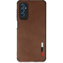 Pazarcan Galaxy M52 5g Kılıf Loop Deri Silikon - Kahverengi