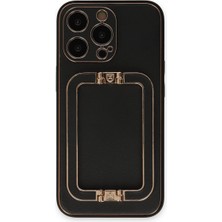 Pazarcan Iphone 13 Kılıf Coco Elit Kapak - Siyah