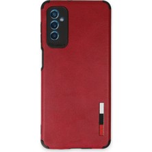 Pazarcan Galaxy M52 5g Kılıf Loop Deri Silikon - Kırmızı