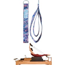 PremiumPort Dijital Baskılı Pamuklu Reformer Pilates Elcik Çift Set