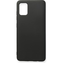 Pazarcan Galaxy A71 Kılıf Nano Içi Kadife Silikon - Siyah