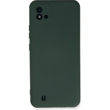 Pazarcan C11 2021 Kılıf Nano Içi Kadife Silikon - Koyu Yeşil