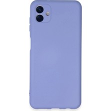 Pazarcan Galaxy A04E Kılıf Nano Içi Kadife Silikon - Lila