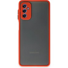 Pazarcan Galaxy M52 5g Kılıf Montreal Silikon Kapak - Kırmızı