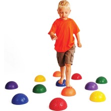 PremiumPort Yarım Denge ve Tırtıklı Egzersiz Topu Seti, Günlük Antrenmanlar Için