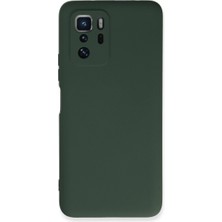 Pazarcan Poco X3 Gt Kılıf Nano Içi Kadife Silikon - Koyu Yeşil