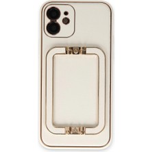 Pazarcan Iphone 12 Kılıf Coco Elit Kapak - Beyaz