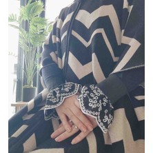 Firuz Rukye siyah gipurlu lastikli Kolluk