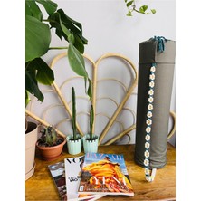 PremiumPort Renkli Makrome Örgülü Yoga Mat Kılıfı, Şık ve Hafif Koruma