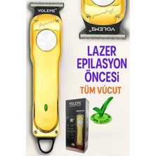 Feyza Design Tüm Vücut Lazer Tüy Kısaltma ve Tıraş Makinesi, Çok Fonksiyonlu Kullanım