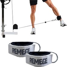 PremiumPort Direnç Egzersiz Lastiği Çift, Ayak Bilek Kayışı ve D-Ring Ağırlık Aparatı