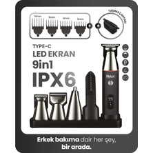 Feyza Design Çok Fonksiyonlu Erkek Bakım Seti, 15'li, Güçlü ve Pratik Kullanım