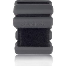 PremiumPort Gri Renkli Bilek Ağırlığı, Ev ve Spor Için Hafif ve Konforlu