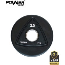 PremiumPort Yüksek Kaliteli Olimpik Plaka, Kauçuk Kaplama, 2,5 Kg, Güçlü ve Dayanıklı