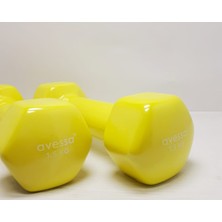 PremiumPort 1,5 kg Pvc Dambıl Seti, Sağlam ve Hafif Egzersiz Ağırlığı