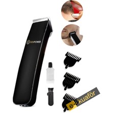 Feyza Design Yüksek Performanslı Çok Fonksiyonlu Tıraş Makinesi Siyah