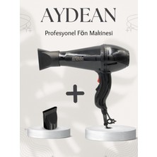 Feyza Design Yüksek Performanslı Iyonik Saç Kurutma Fön Makinesi 2500 Siyah