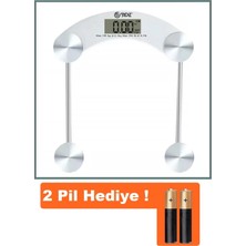 Feyza Design Dijital Banyo Tartısı, LCD Ekran, Kare Tasarım, 180 kg Kapasiteli