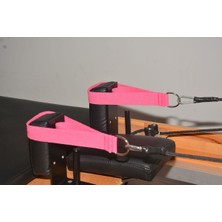 PremiumPort Reformer Pilates Iki Elcik Seti – Pembe Fuşya Renkli ve Dayanıklı