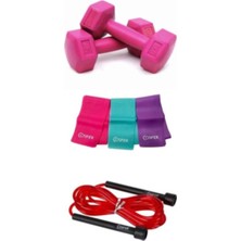 PremiumPort Sağlıklı ve Konforlu Pilates 3'lü Set, Evde Kullanım Için Uygun