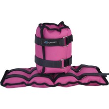 PremiumPort El-Ayak Bilek Ağırlığı Seti 1,5 kg Çift Pembe Spor ve Egzersiz Için