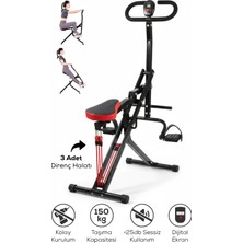 PremiumPort Portatif Dijital Sayaçlı Stepper ve Kürek Fitness Aleti