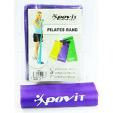 PremiumPort Renkli Pilates Band, Orta Seviyeli, Çok Amaçlı Spor Aksesuar