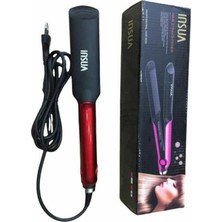 Feyza Design 25MM Seramik Plaka Saç Maşası, Profesyonel Kalite, Dolgun ve Parlak Saç