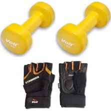 PremiumPort Db 107 3 kg Dambıllar ve 1154 Eldiven Çift Seti