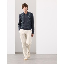 Marks & Spencer Saf Pamuklu Geometrik Desenli Polo