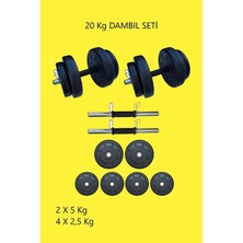 PremiumPort 23 kg Z-Bar ve Dambıl Seti, Fitness ve Spor Ağırlık Seti