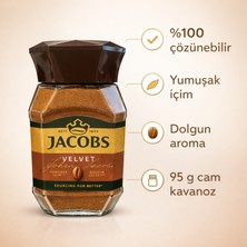 Jacobs Velvet %100 Çözünebilir Kahve 95 G | Yumuşak Içim, Dolgun Lezzet