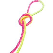 PremiumPort Ritimli Jimnastik Atlama Ipi Sarı Pembe, Spor ve Egzersiz Için Mükemmel Seçim