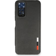 LTG Nova Redmi Note 11 Kılıf Loop Deri Silikon - Siyah