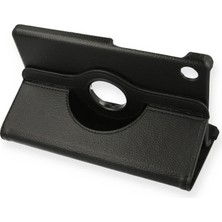 LTG Nova Matepad T8 8 Kılıf 360 Tablet Deri Kılıf - Siyah