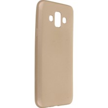 LTG Nova Galaxy J7 Duo Kılıf First Silikon - Gold