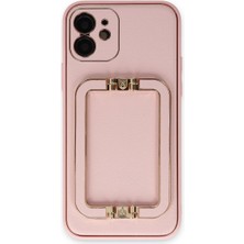 LTG Nova Iphone 12 Kılıf Coco Elit Kapak - Pembe