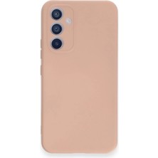 LTG Nova Galaxy A34 5g Kılıf Nano Içi Kadife Silikon - Pudra