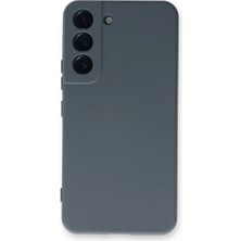 LTG Nova Galaxy S22 Kılıf Nano Içi Kadife Silikon - Gri
