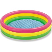 intex Şişme Tabanlı 3 Boğumlu Sunset Havuz 114X25 Cm, Keyifli Serinlik Için!