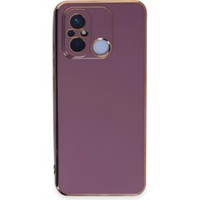 LTG Nova Redmi 12C Kılıf Volet Silikon - Mor