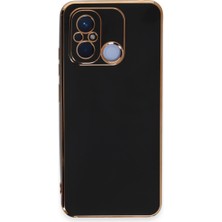 LTG Nova Redmi 12C Kılıf Volet Silikon - Siyah